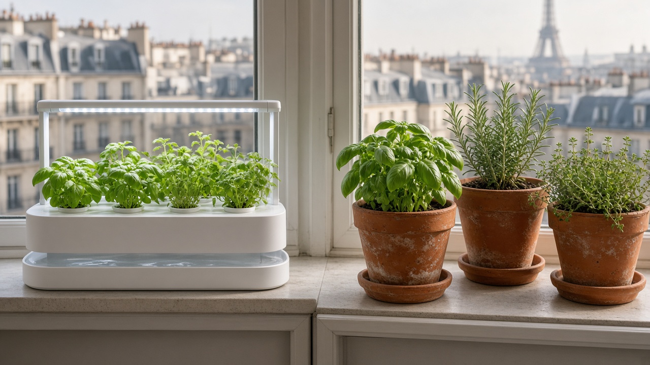 Hydroponie ou terre en appartement : le match 2026